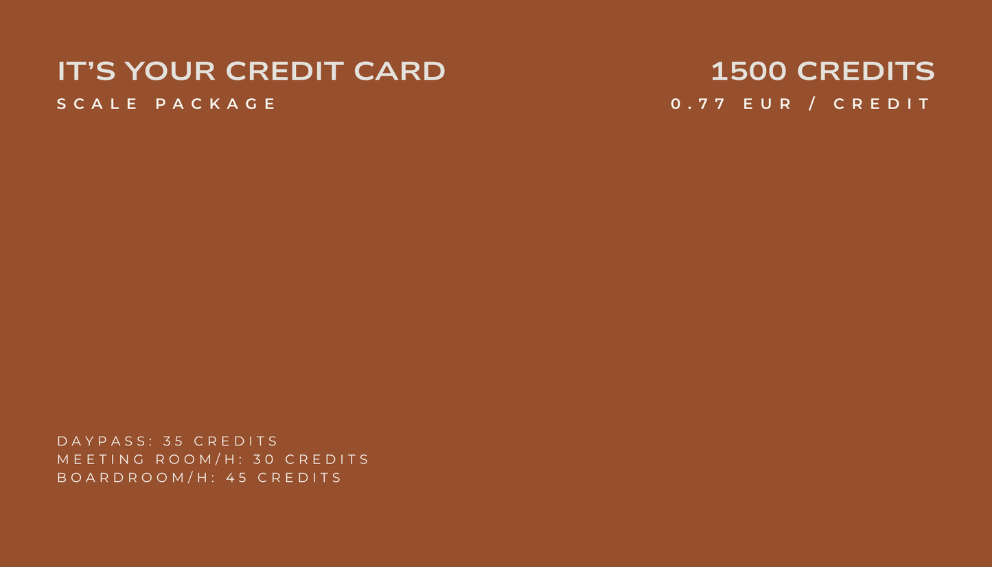 Coworking Credit Card