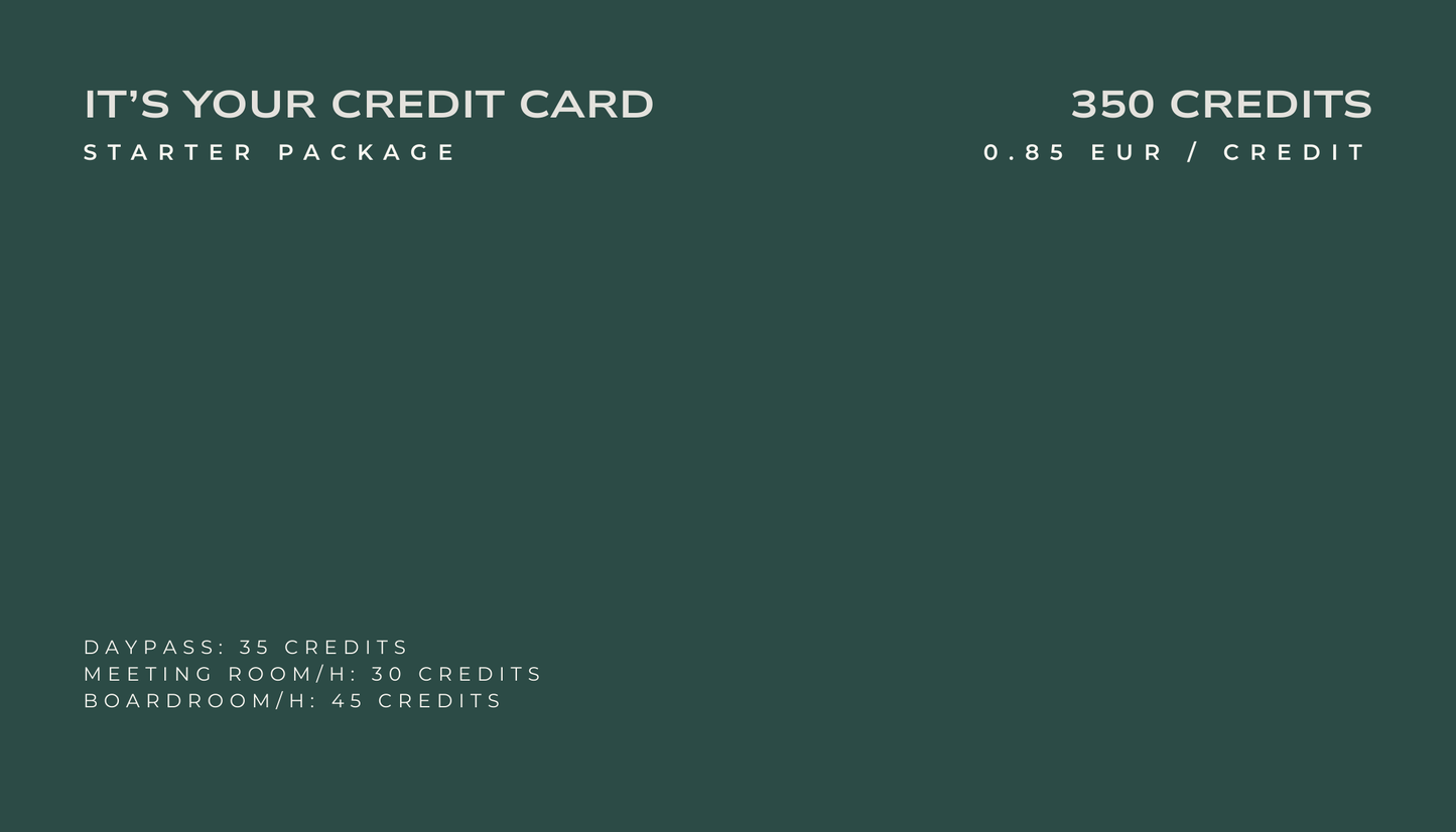 Coworking Credit Card