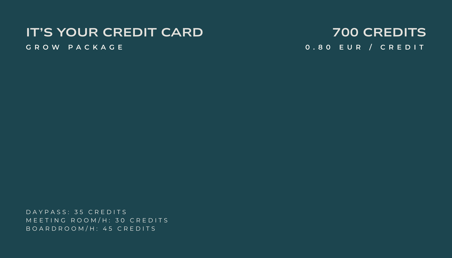 Coworking Credit Card