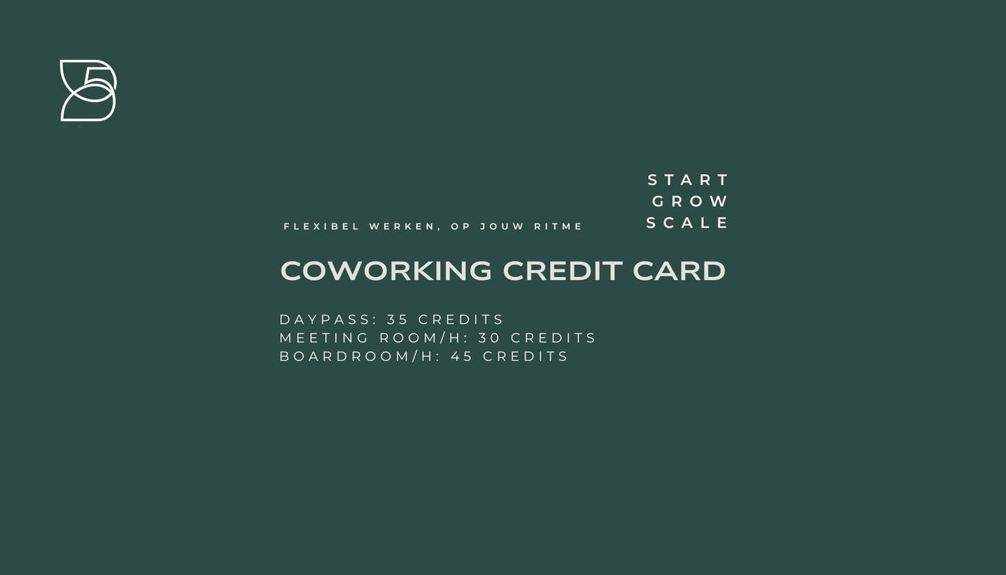 Coworking Credit Card
